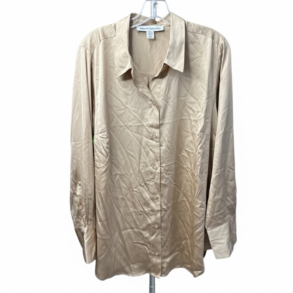 Amazon Essentials Women's Tan Blouse